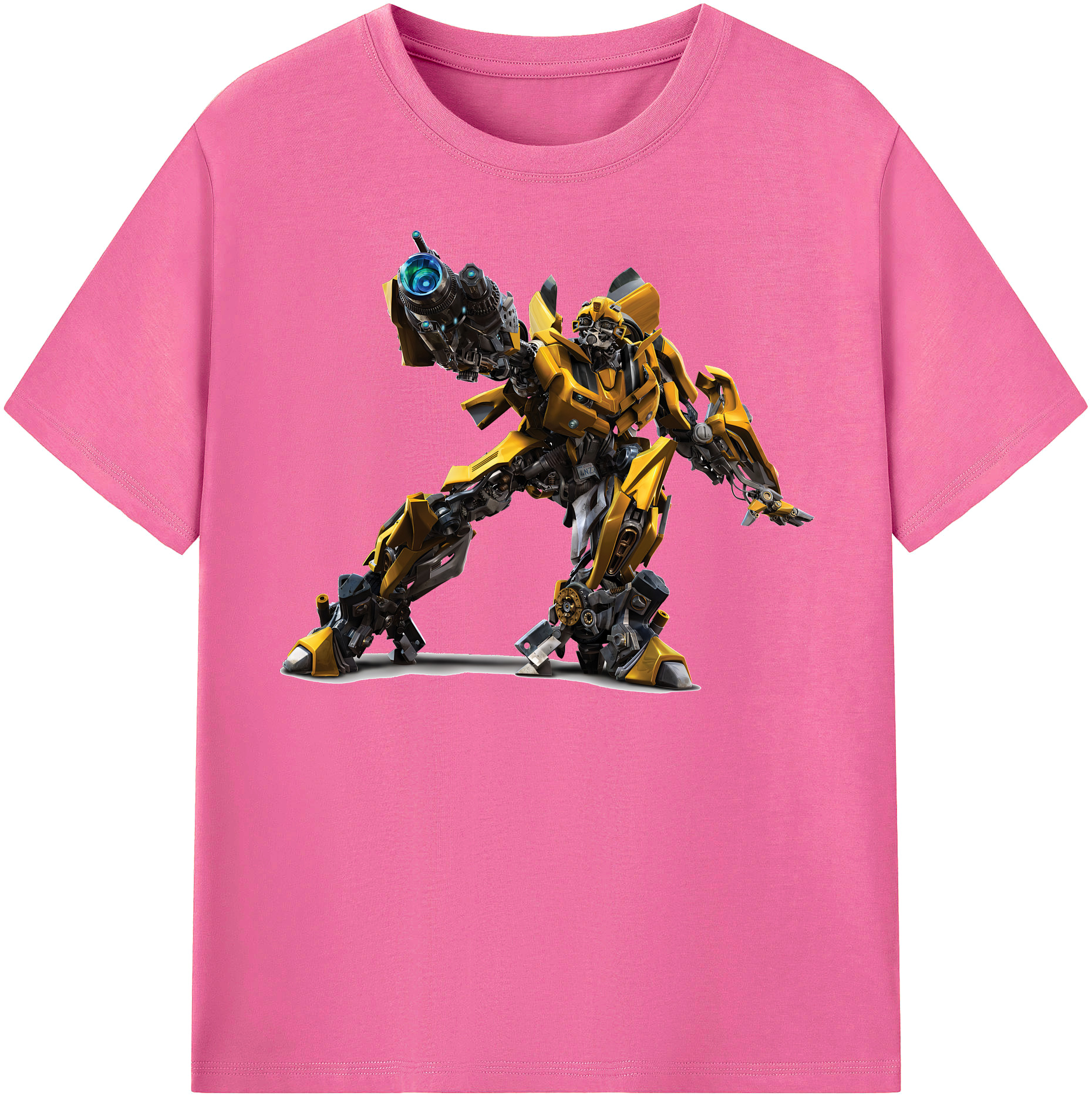 （画像用） Transformers トランスフォーマー レディースカジュアルプリントTシャツ（綿100％）